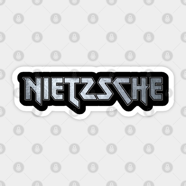 Nietzsche Sticker by KubikoBakhar